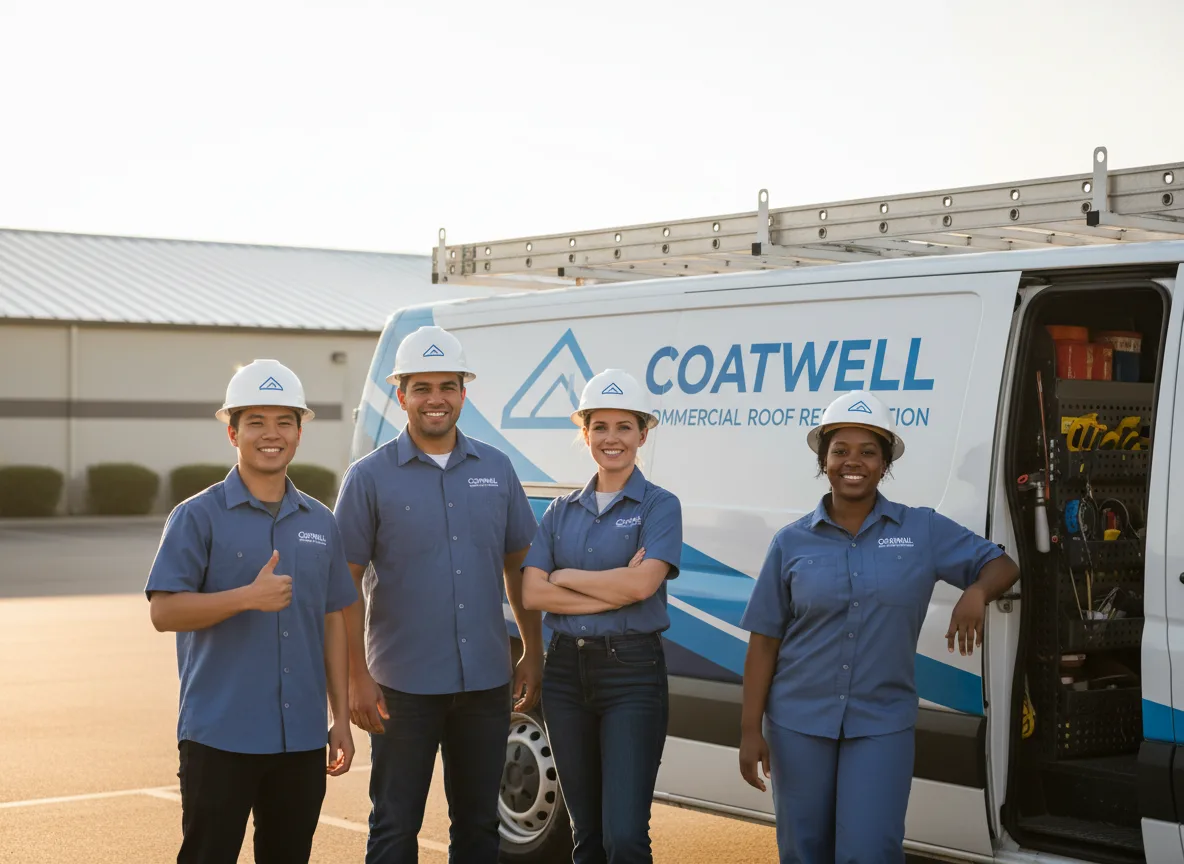 Commercial roof coating company in Conover, OH